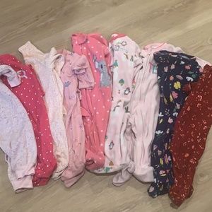 3 month Pajama sleeper lot